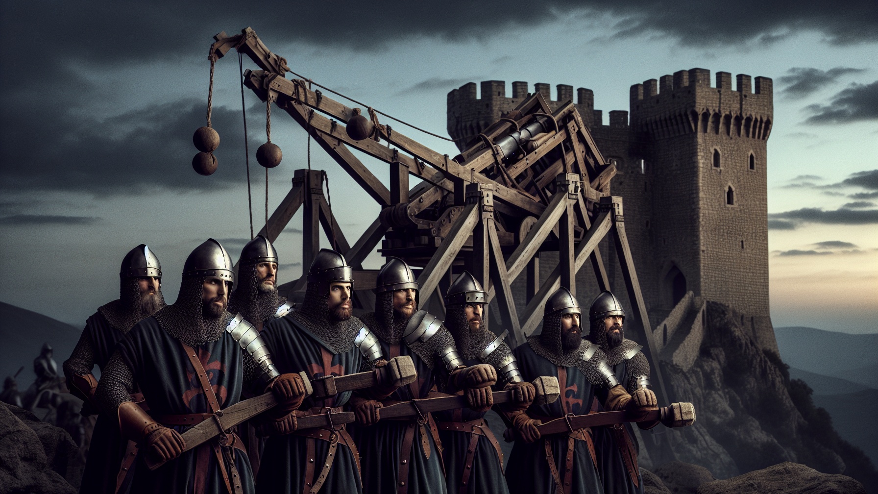 Medieval siege weapons