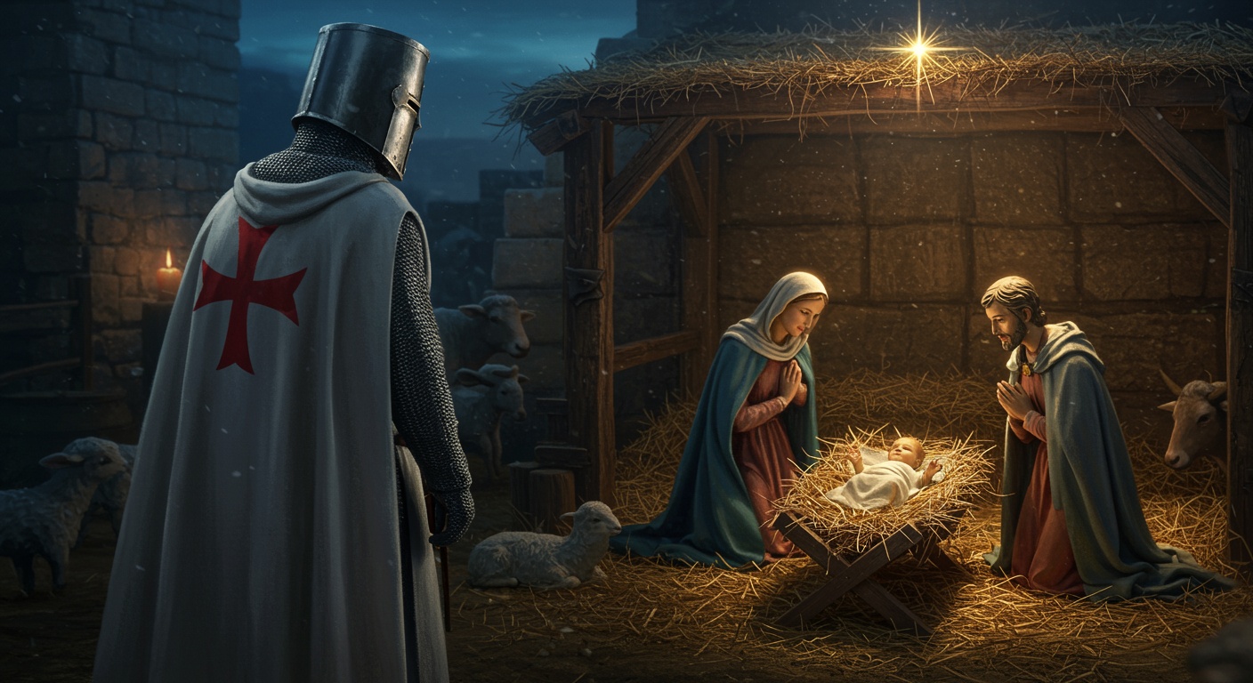 Templar nativity Christmas
